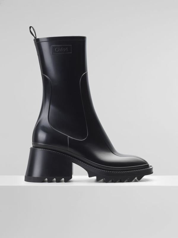 Botas de Lluvia Mujer Chloé Betty Negras Pvc QRDY68947